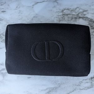 Dior Black Makeup Pouch Bag